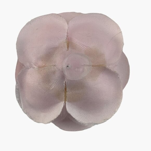 Cabbage Rose Pink artificial Flower craft accent Vintage - Picture 2 of 4